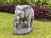  Product image 2 of the product “Avan - Elephant with blanket look right. 63 cm L | cast stone ”